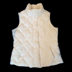 Eddie Bauer Women's Goose Down Puffer Vest Sz M.